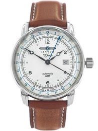 Zegarek męski ZEPPELIN 8666-1 100 Jahre GMT Automatic
