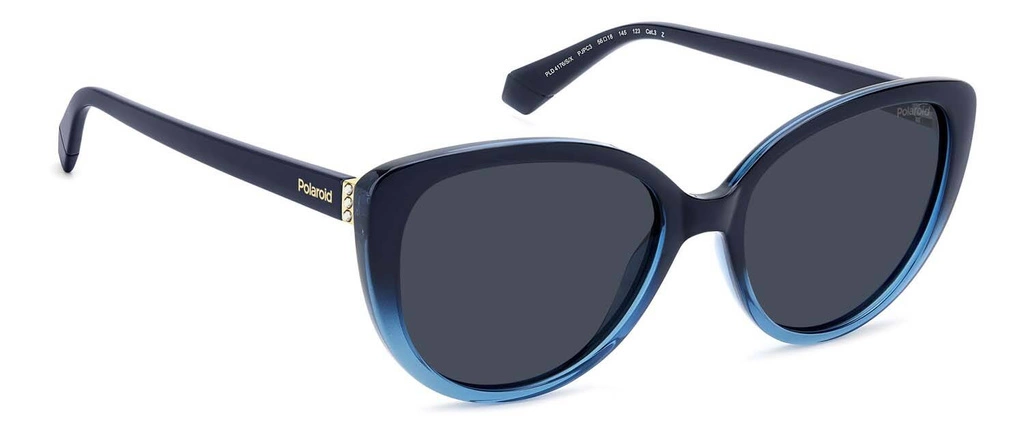 Okulary przeciwsłoneczne damskie Polaroid PLD 4176/S/X PJP56C3 Niebieskie