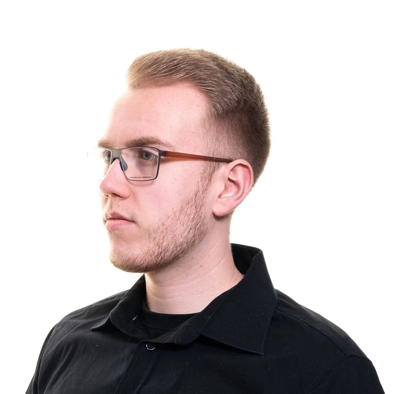 Okulary oprawki męskie Porsche Design P8309 B 54 Srebrne