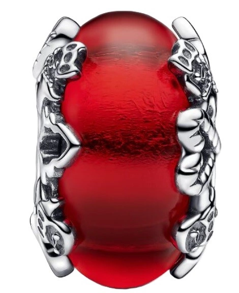 Charms Pandora 793597C00 ze szkła Murano Świąteczna magia