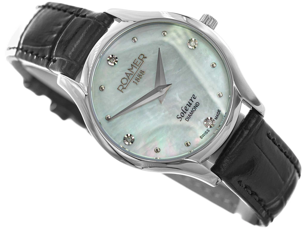 Zegarek damski ROAMER 547857 41 25 05 Soleure Diamond