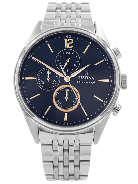 Zegarek męski FESTINA F20285/3 Timeless Chronograph