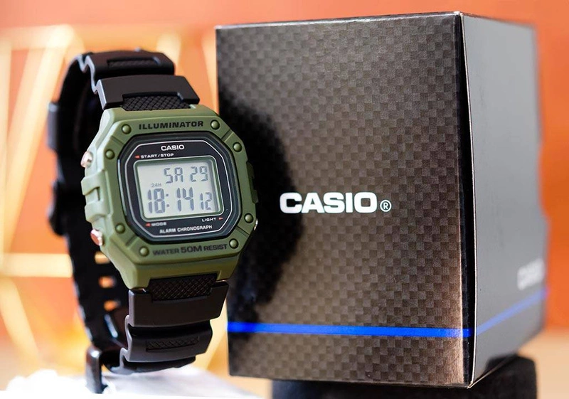 Zegarek męski CASIO W-218H-3AVEF