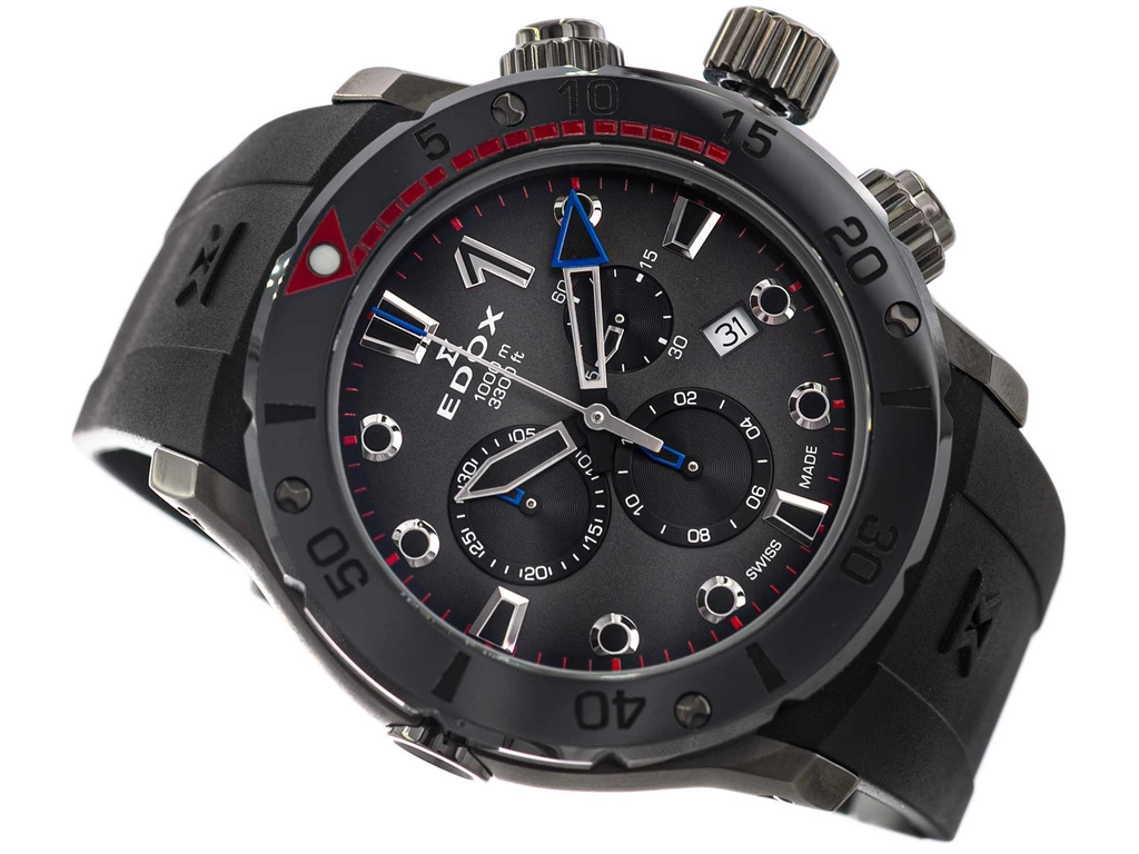 Zegarek męski EDOX 10242 TINGNR GIDNR CO-1 Chronograph