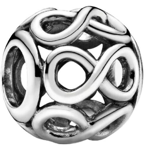 Charms Pandora 791872 ażurowy z symbolami nieskończoności