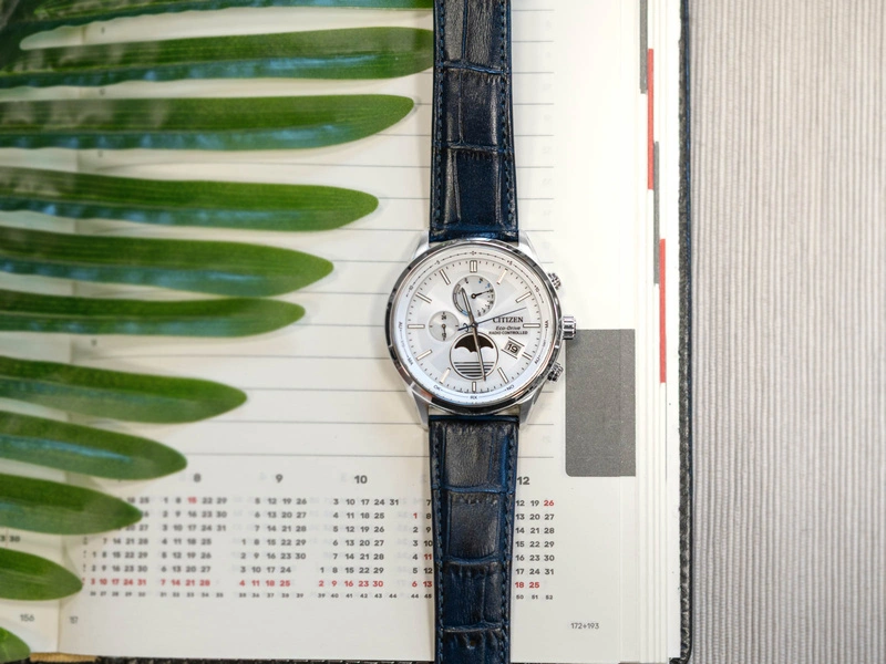 Zegarek męski Citizen BY1030-09A Radio Controlled Moonphase