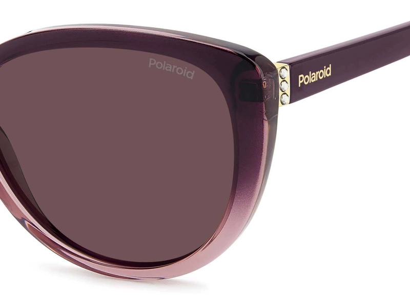 Okulary przeciwsłoneczne damskie Polaroid PLD 4176/S/X B3V56KL Fioletowe