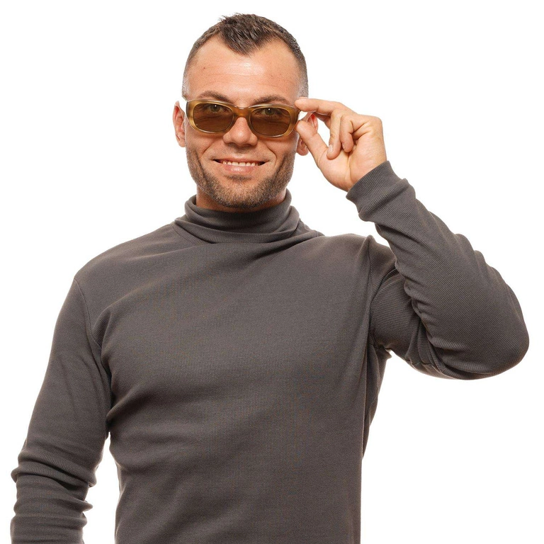 Okulary przeciwsłoneczne Hally & Son HS553 S03 52 Brązowe