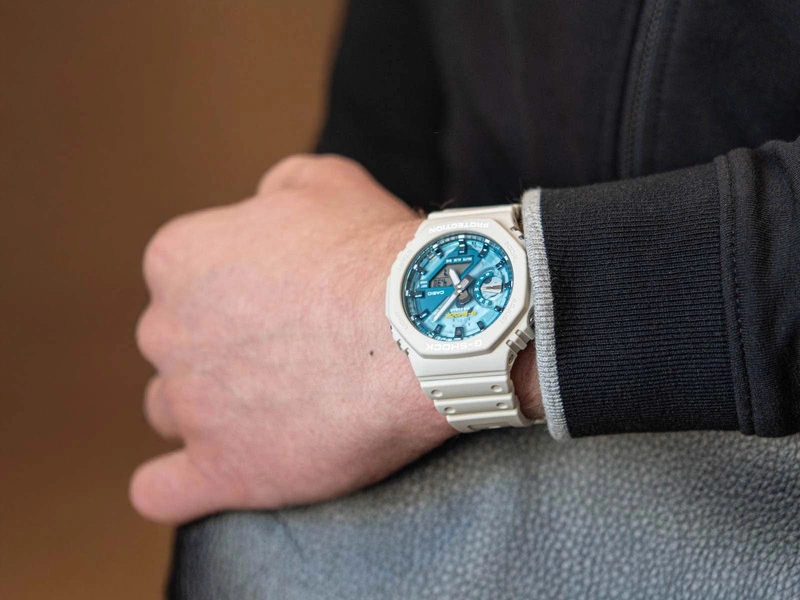 Zegarek męski CASIO G-SHOCK GA-2100AS-5AER Octagon