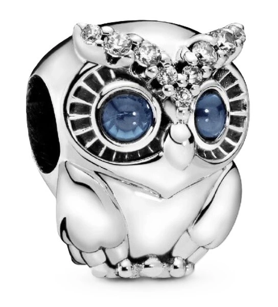 Charms Pandora 798397NBCB Błyszcząca sowa