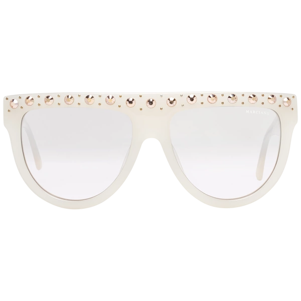 Okulary przeciwsłoneczne damskie Guess by Marciano GM0795 25F 56 Białe