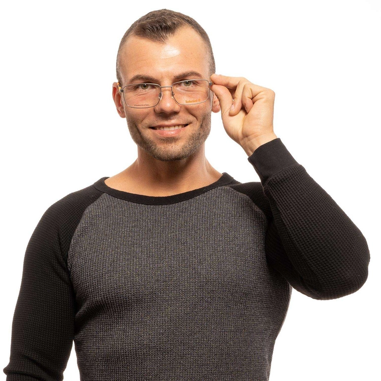 Okulary oprawki Męskie Timberland TB1669 009 61 Srebrne