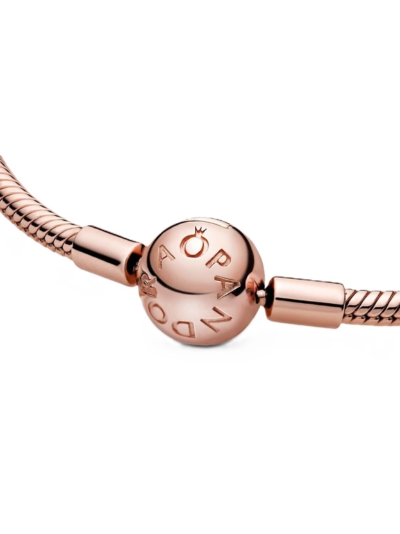 Bransoletka damska Pandora 580728-18 o splocie wężykowym