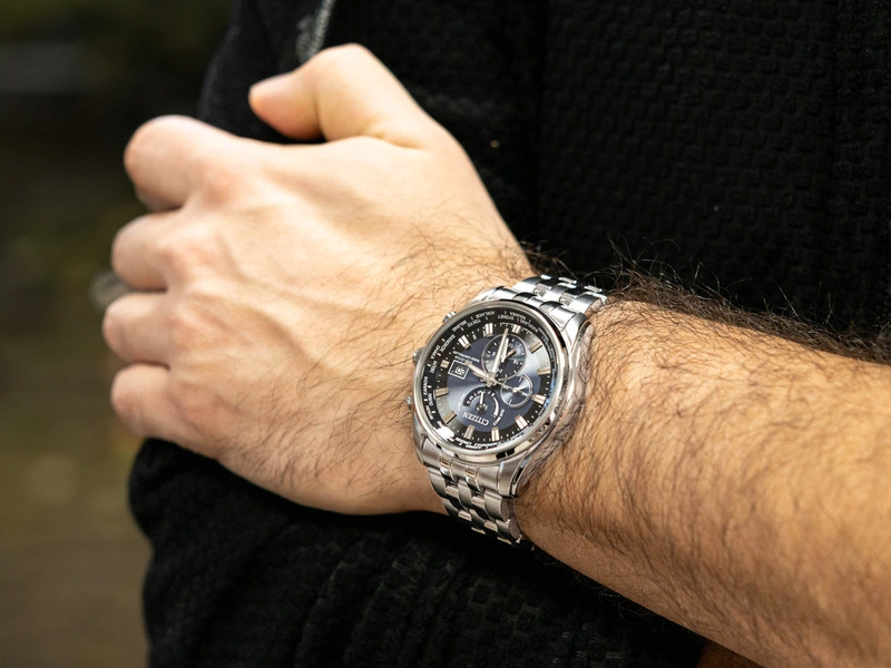 Zegarek męski Citizen AT9030-55L Radio Controlled Dual Time