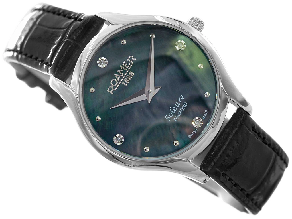 Zegarek damski ROAMER 547857 41 85 05 Soleure Diamond