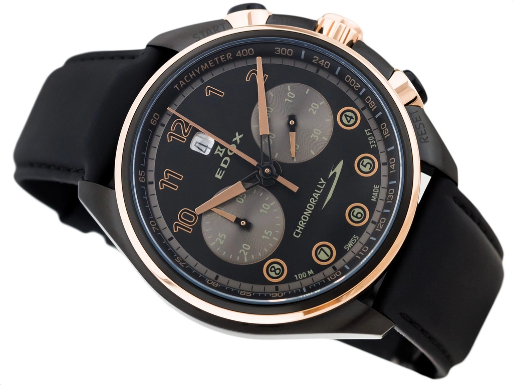 Zegarek męski EDOX Chronorally-s 08005 37NRCN NNR