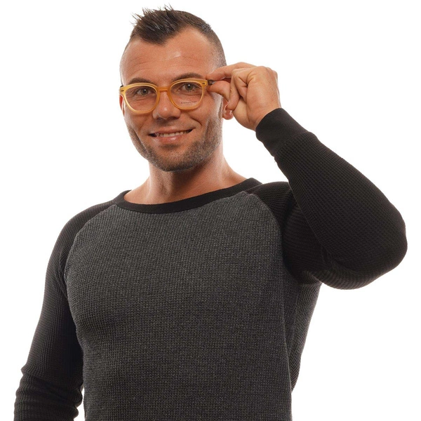 Okulary oprawki Męskie Zegna Couture ZC5007 50 040 Żółte