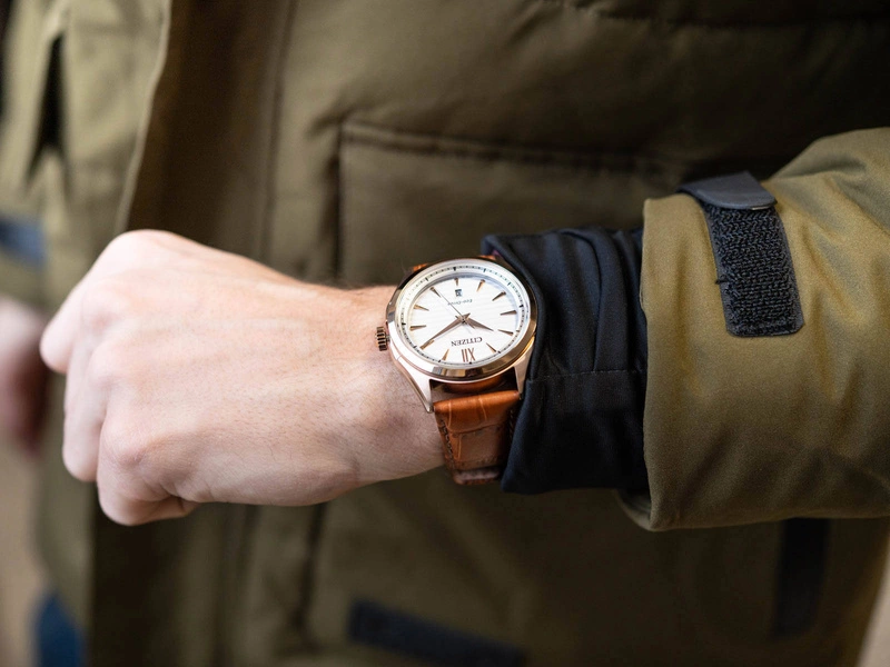 Zegarek męski Citizen Classic AW1753-10A Pilot Eco-Drive