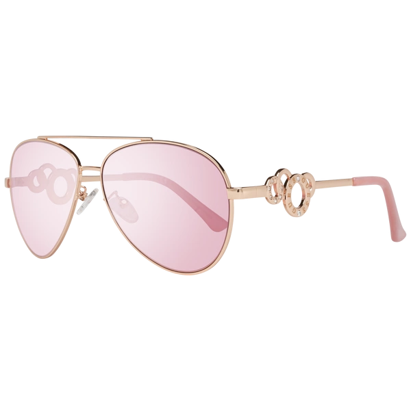 Okulary przeciwsłoneczne damskie Guess GF0365 28Z 59 Różowe Złoto