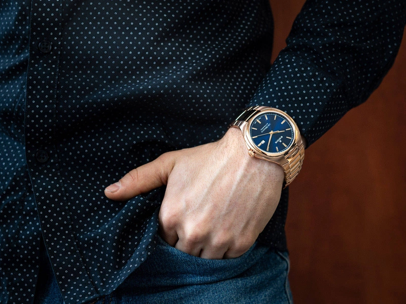 Zegarek męski EDOX 80114 37R BUIR Les Vauberts