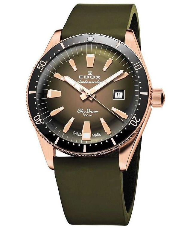 Zegarek damski EDOX 80131 37RNC VDBEI Skydiver Ladies SET