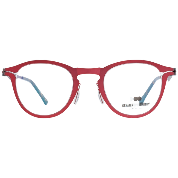Okulary oprawki Greater Than Infinity GT017 V03 46 Czerwone