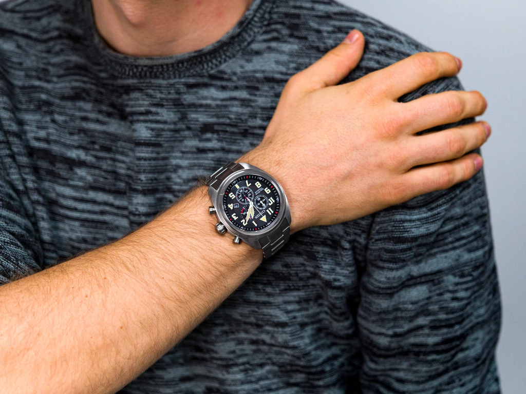 Zegarek męski Citizen AT2480-81E Military Eco-Drive