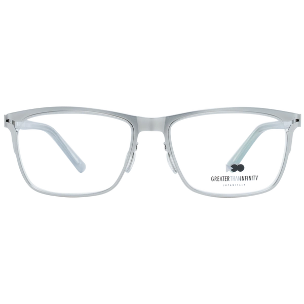 Okulary oprawki Męskie Greater Than Infinity GT031 V03 54 Srebrne