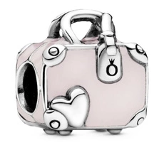 Charms Pandora 798063EN124 Różowa torba podróżna