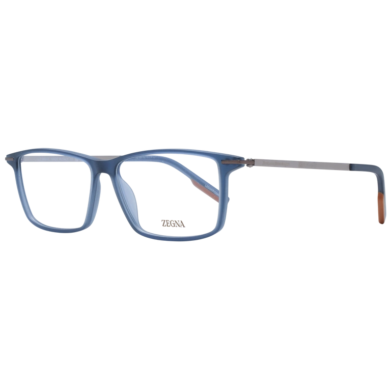 Okulary oprawki Męskie Ermenegildo Zegna EZ5204 Niebieskie