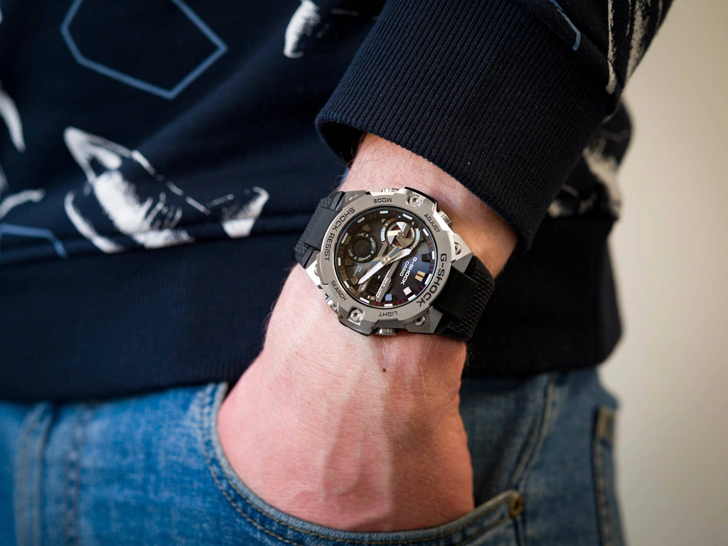 Zegarek męski CASIO G-SHOCK GST-B400-1AER G-Steel