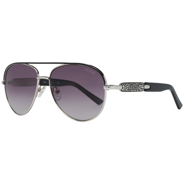 Okulary przeciwsłoneczne damskie Guess GF0287 06B 57 Srebrne