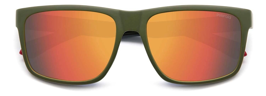 Okulary przeciwsłoneczne męskie Polaroid PLD 2149/S TBO57OZ Zielone