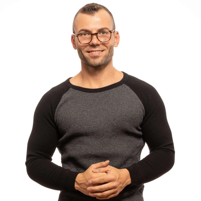 Okulary oprawki Męskie Lozza VL4143 06XE 50 Brązowe