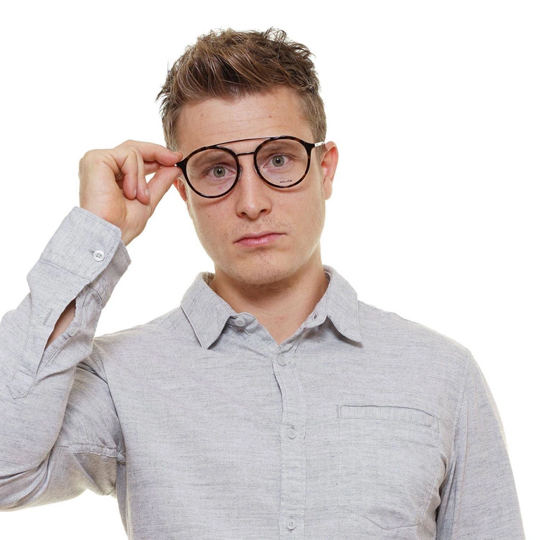 Okulary oprawki męskie Police VPL688 0786 52 Brązowe