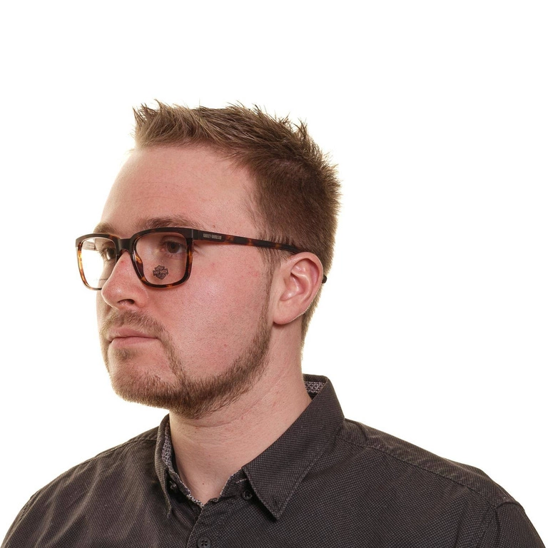 Okulary oprawki męskie Harley-Davidson HD0800 052 54 Brązowe