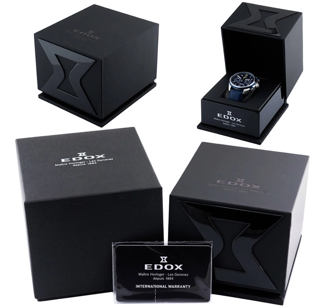 Zegarek męski EDOX 80120 3BUM BUF Sky Diver Neptunian