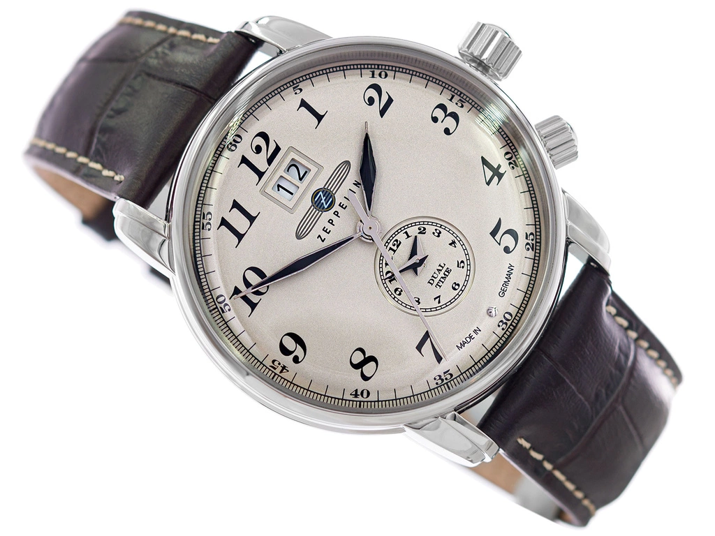 Zegarek męski ZEPPELIN L127 GRAF DUAL TIME 7644-5