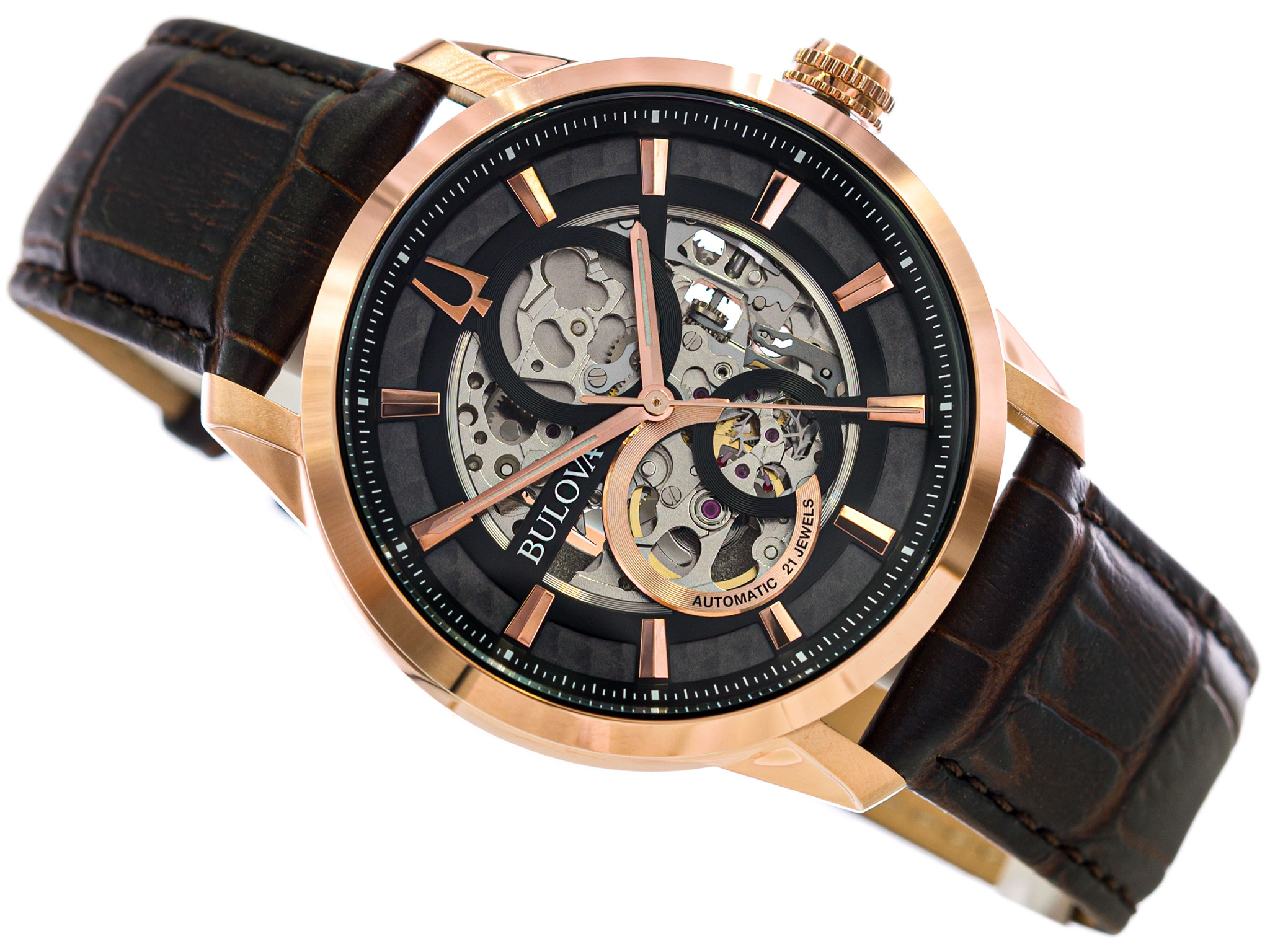 Bulova skeleton sale