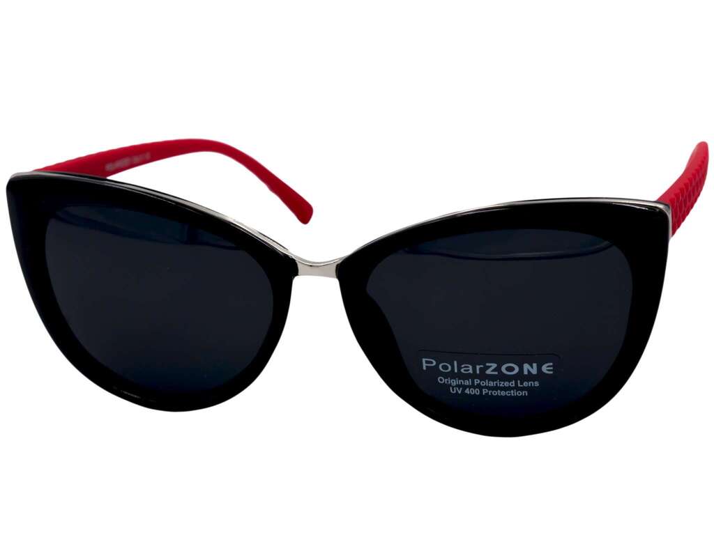 Okulary Przeciwsłoneczne PolarZONE PZ-693-8 czarno-czerwony