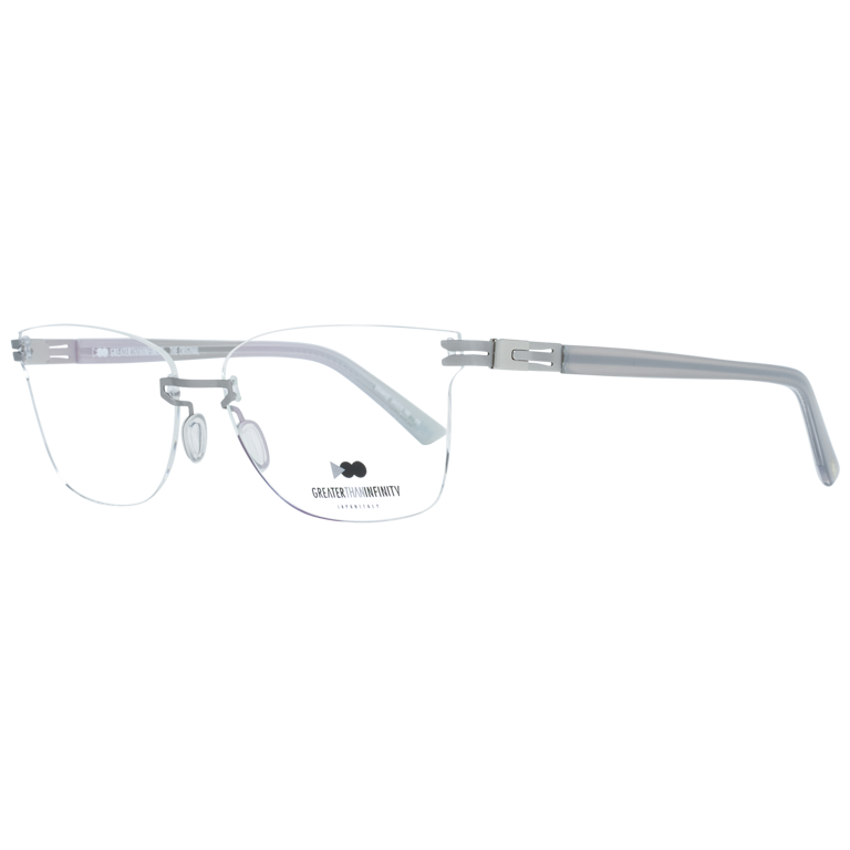 Okulary oprawki Greater Than Infinity GT048 V02 60 Srebrne