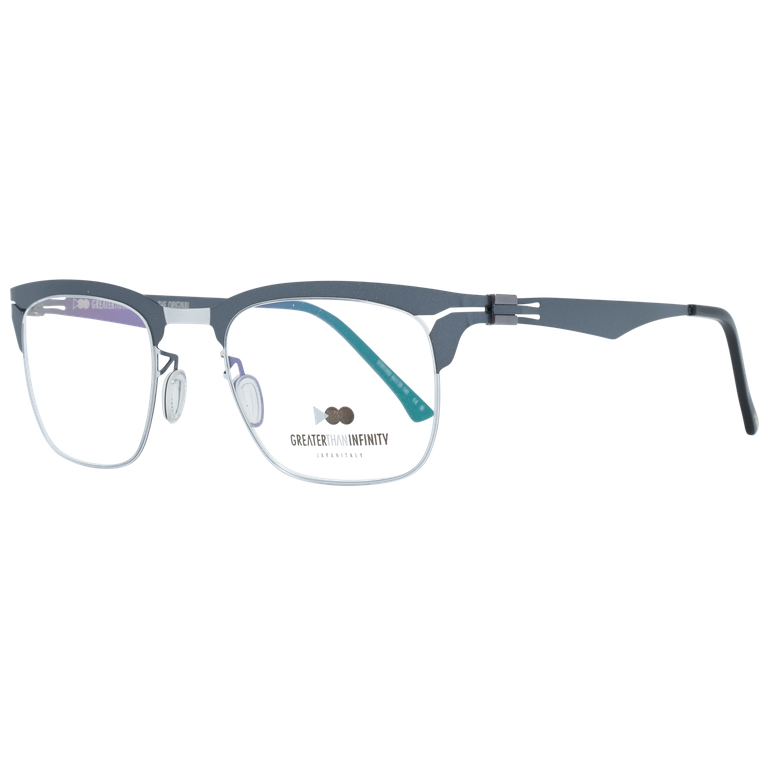 Okulary oprawki Męskie Greater Than Infinity GT001 V03 46 Szare