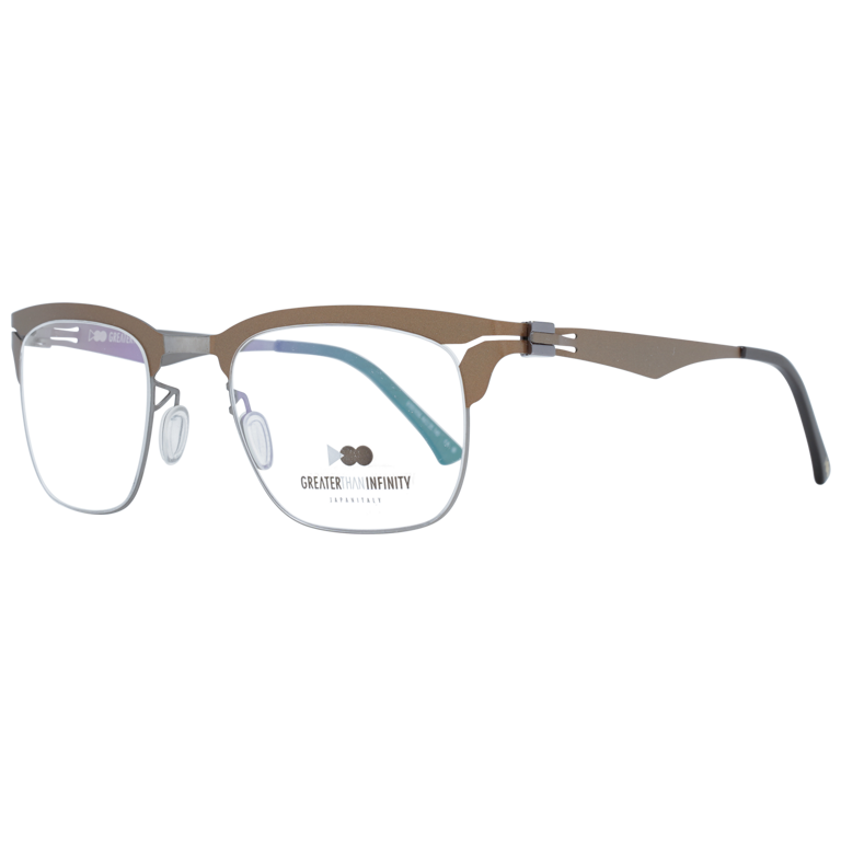 Okulary oprawki Męskie Greater Than Infinity GT001 V06 46 Brązowe