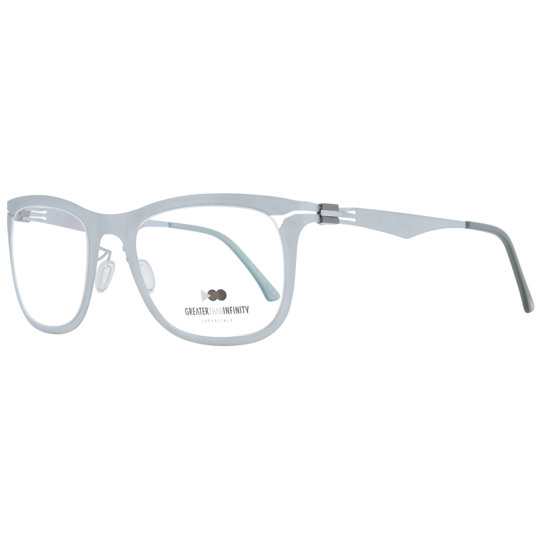Okulary oprawki Męskie Greater Than Infinity GT002 V05 50 Srebrne