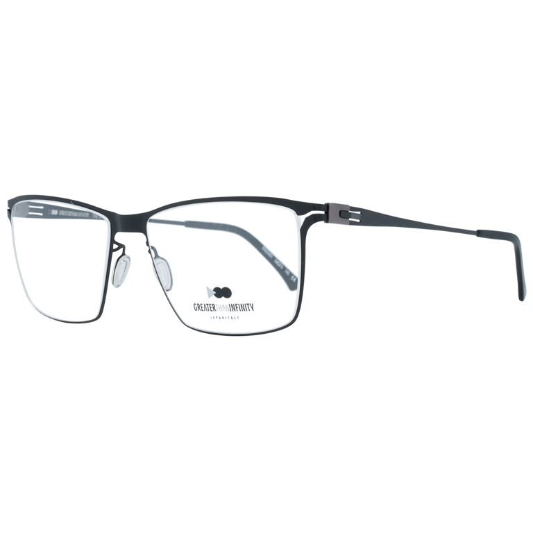 Okulary oprawki Męskie Greater Than Infinity GT005 V01N 56 Czarne