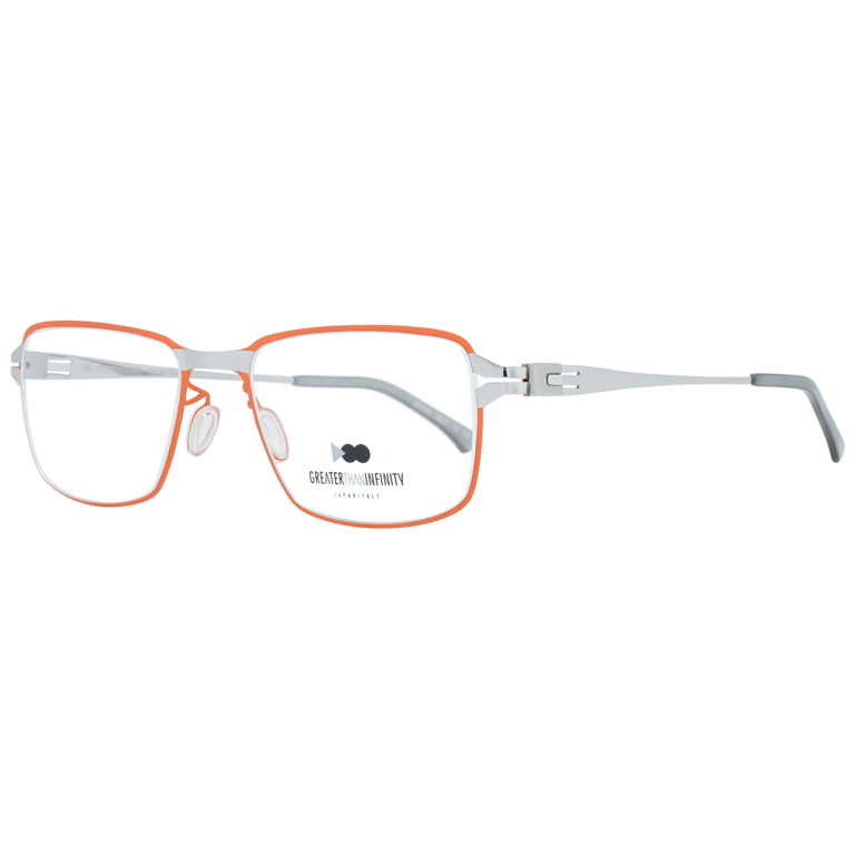 Okulary oprawki Męskie Greater Than Infinity GT010 V04N 52 Pomarańczowe