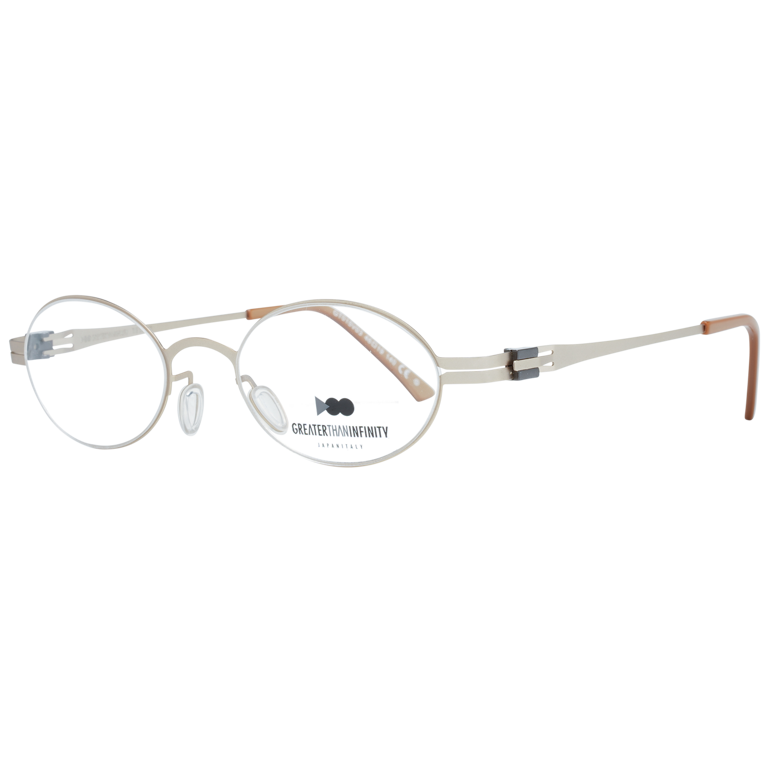 Okulary oprawki Męskie Greater Than Infinity GT015 V03 46 Złote
