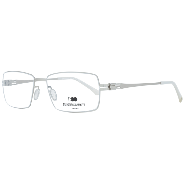 Okulary oprawki Męskie Greater Than Infinity GT016 V01 54 Srebrne