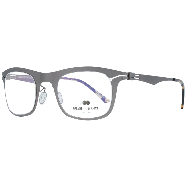 Okulary oprawki Męskie Greater Than Infinity GT018 V02 49 Szare