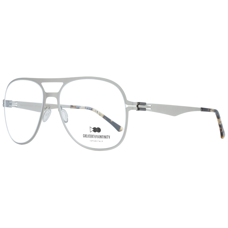 Okulary oprawki Męskie Greater Than Infinity GT024 V02 57 Srebrne